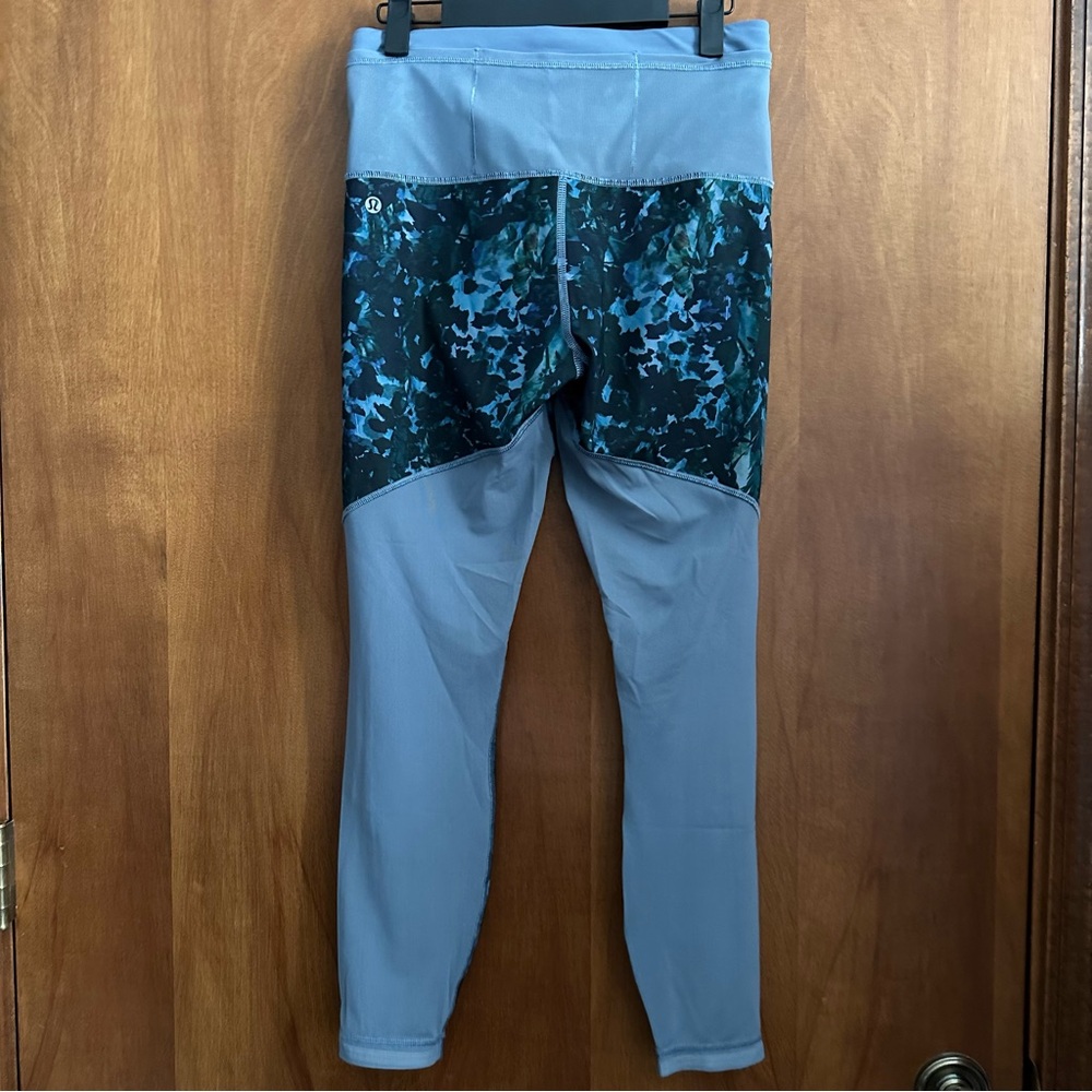Lululemon‎ Leggings Blue Mesh 6
